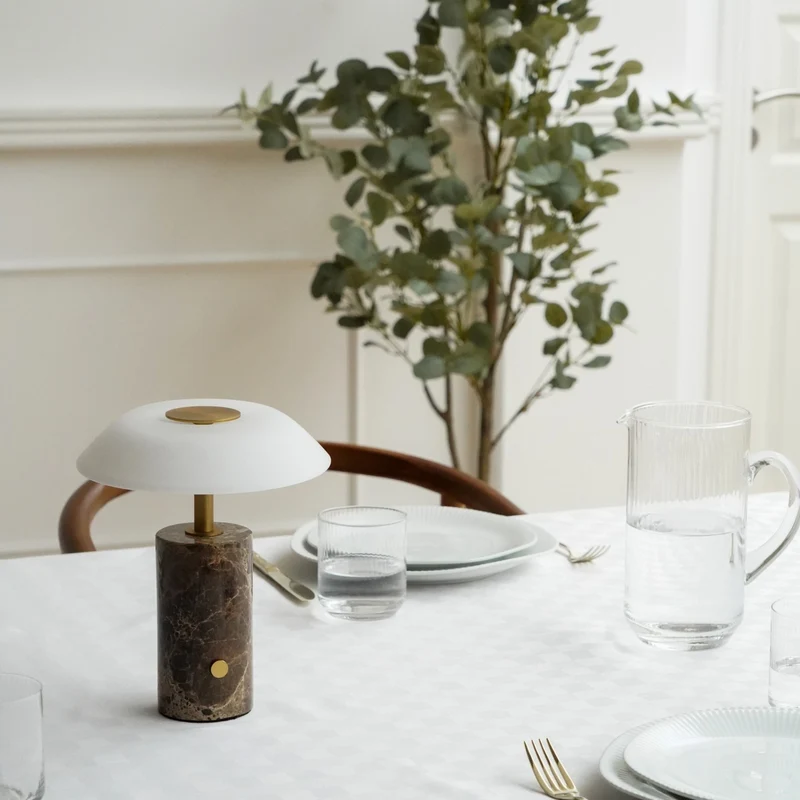 Nero Marmor LED-Lampe