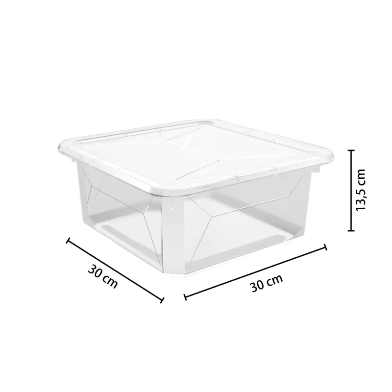 Opbergbakje met deksel 9.2 liter Five®
