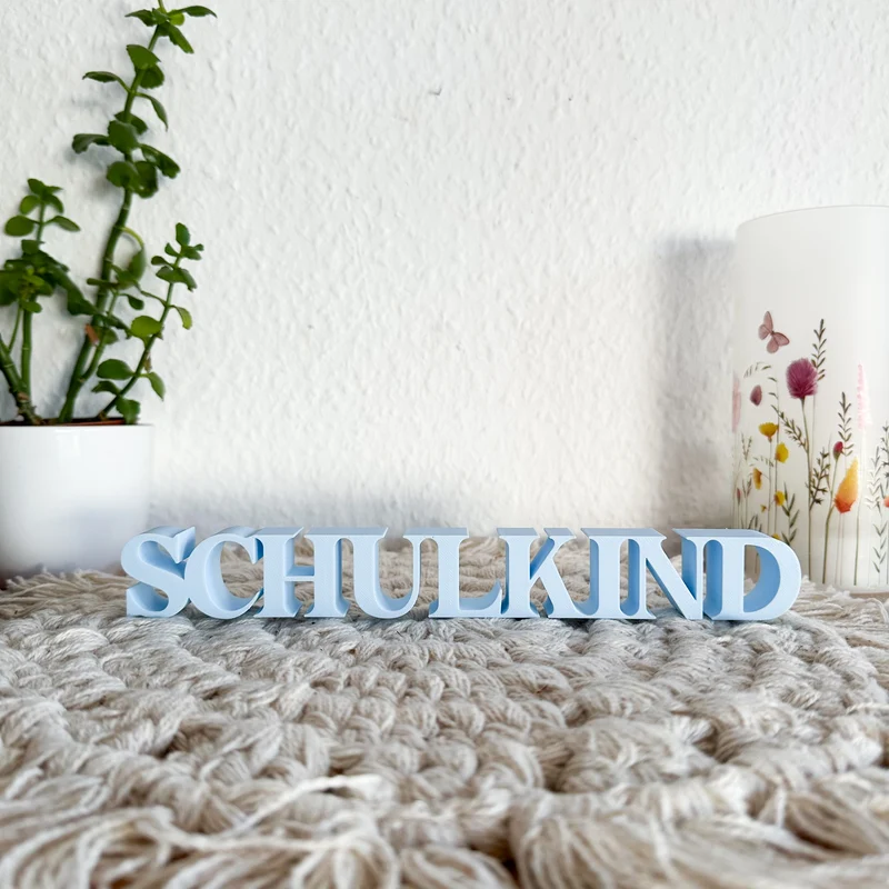 Schulkind Deko Aufsteller
