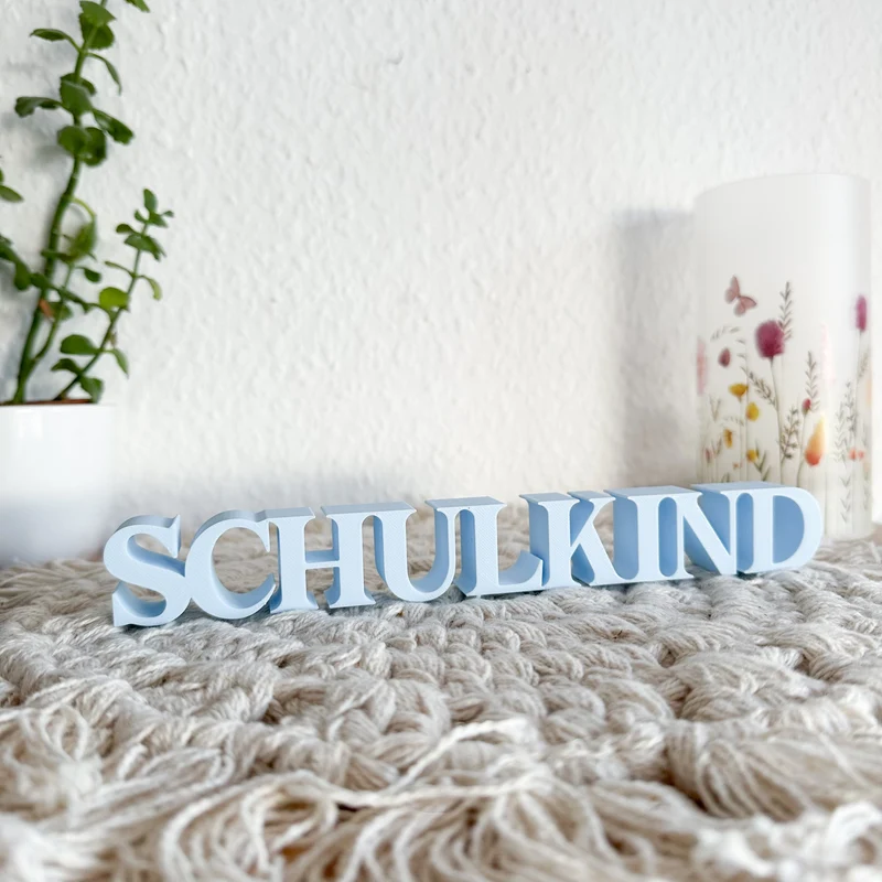 Schulkind Deko Aufsteller