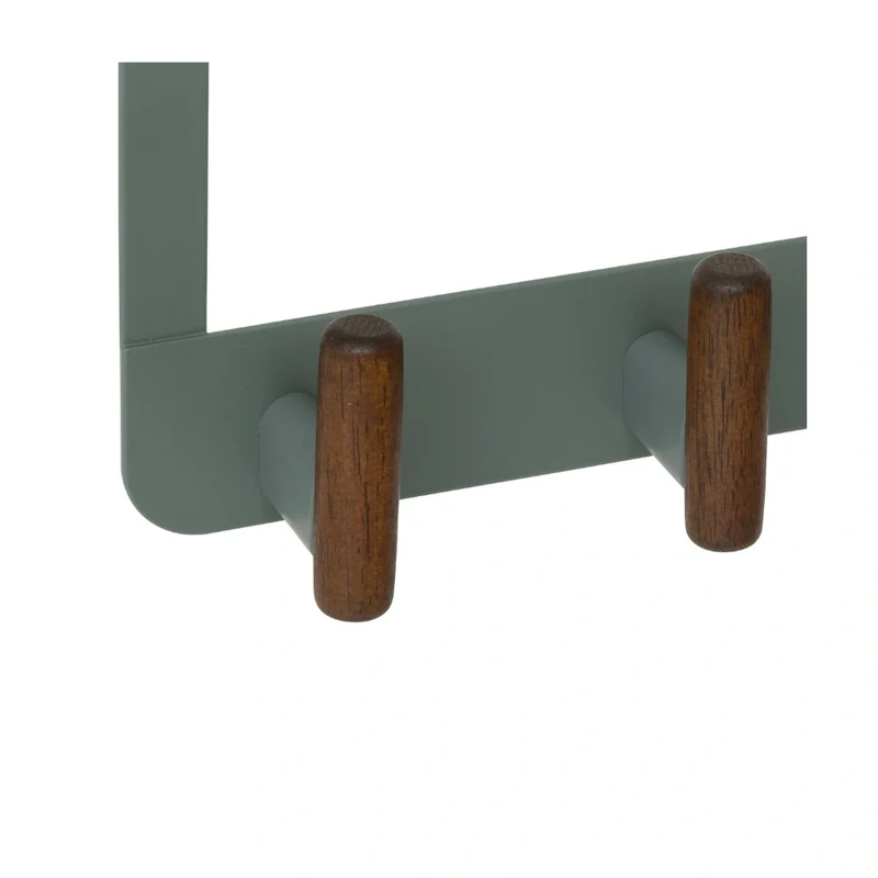 Deurkapstok stompe deur metaal/hout 4 haken Five® Cassie