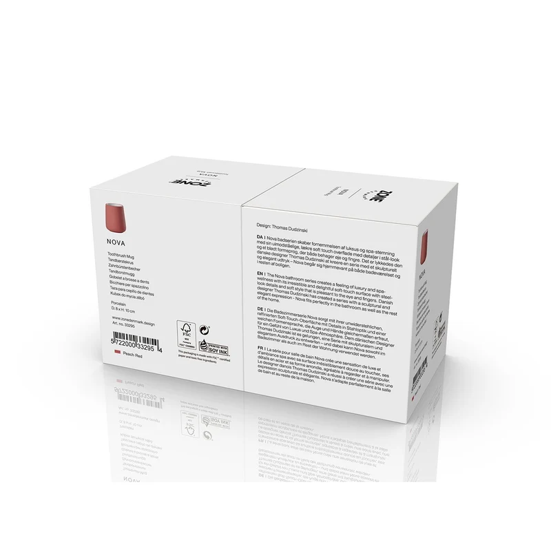 Zone Denmark Zahnbürstenbecher Nova Peach Red