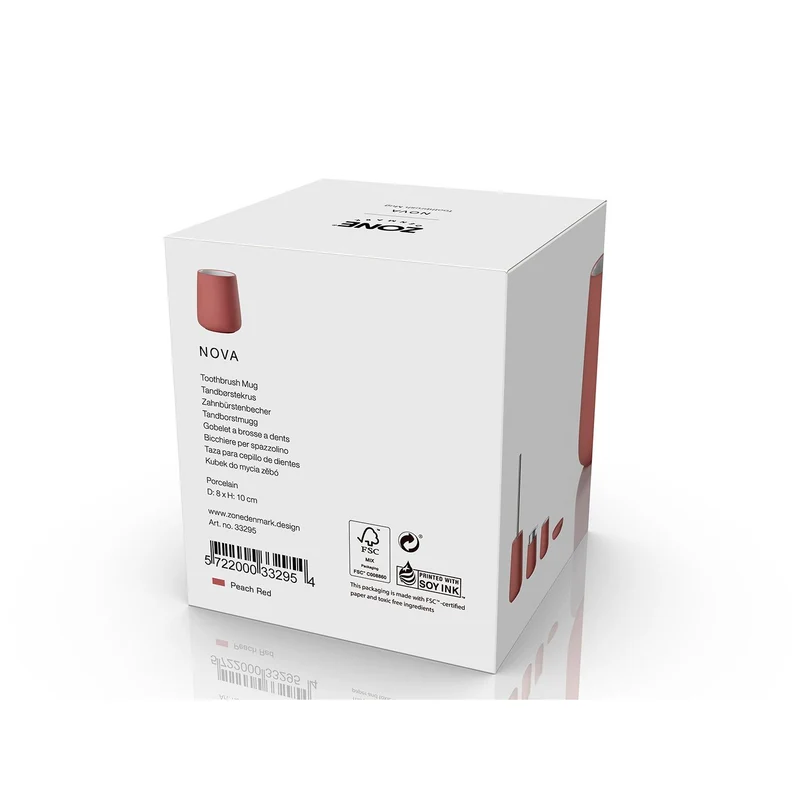 Zone Denmark Zahnbürstenbecher Nova Peach Red