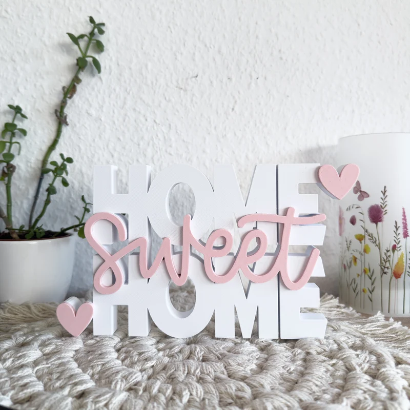 Home Sweet Home Deko Schriftzug