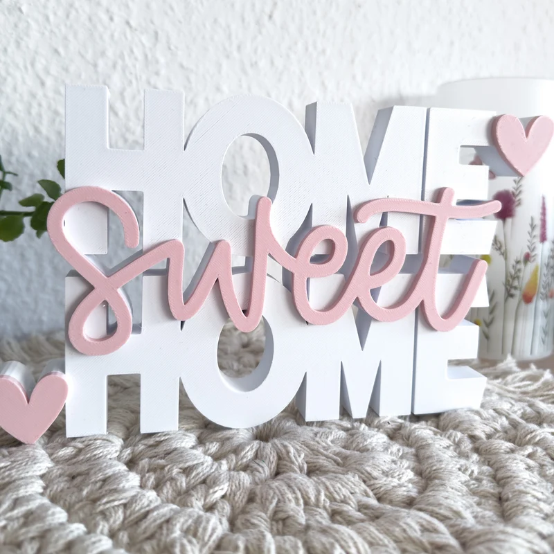 Home Sweet Home Deko Schriftzug