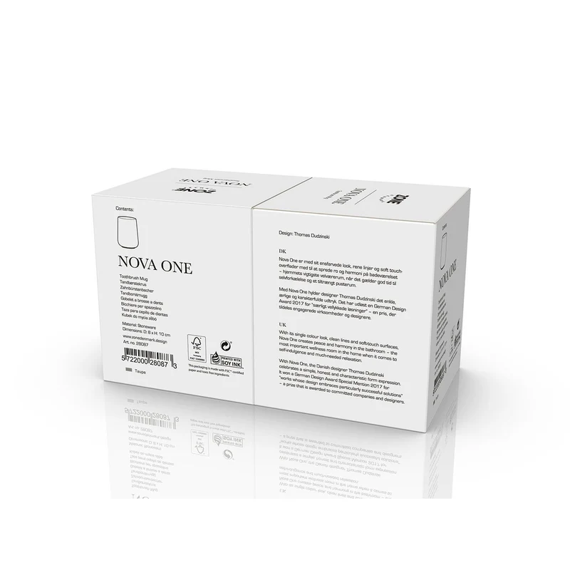 Zone Denmark Zahnbürstenbecher Nova One Taupe