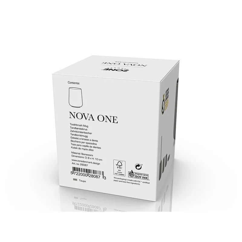 Zone Denmark Zahnbürstenbecher Nova One Taupe