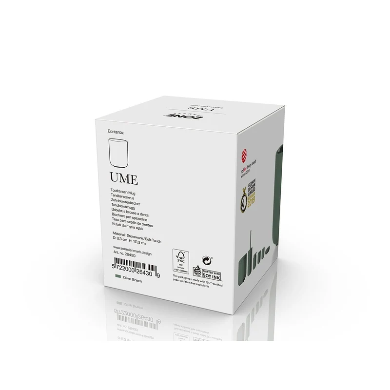 Zone Denmark Zahnbürstenbecher Ume Olive green
