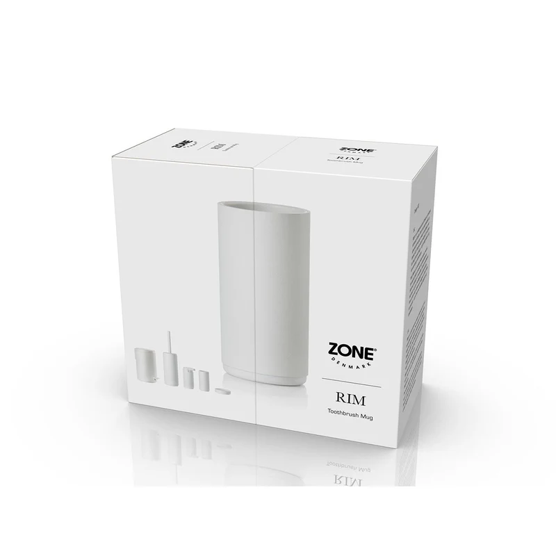 Zone Denmark Zahnbürstenbecher Rim 13,6 cm White