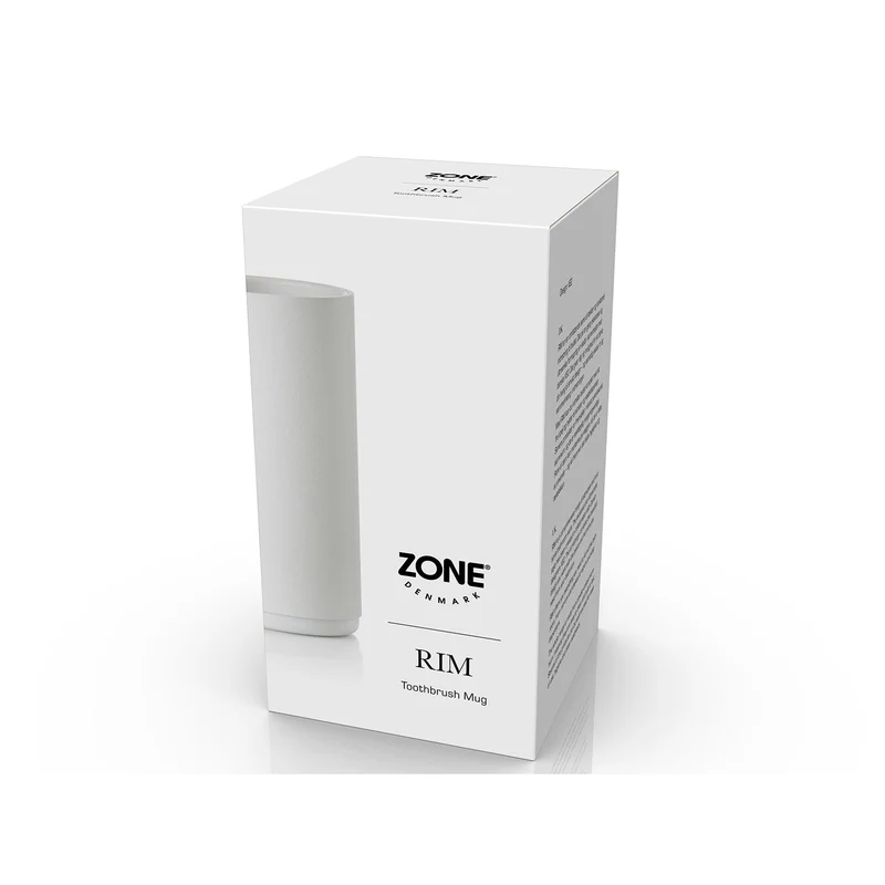 Zone Denmark Zahnbürstenbecher Rim 13,6 cm White