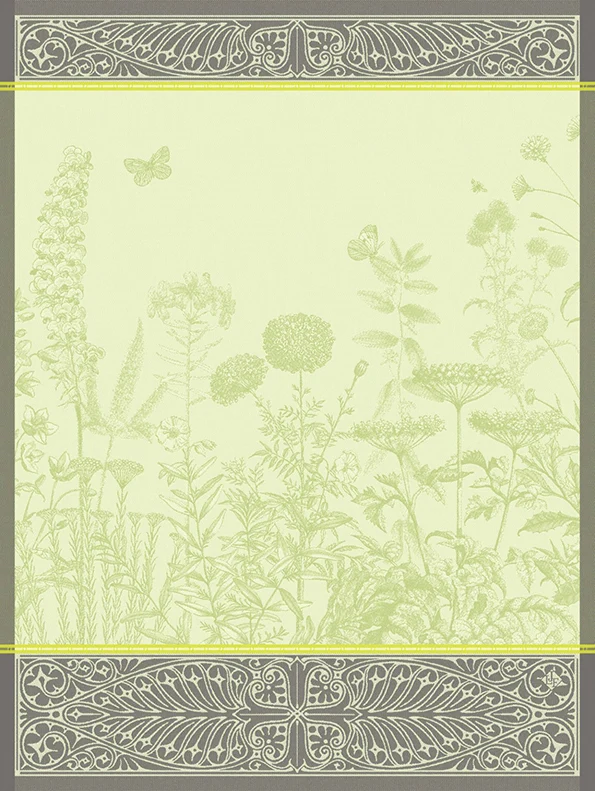 -Le Jacquard Francais- Geschirrtuch 80x60cm "Bloominng" 100% Baumwolle