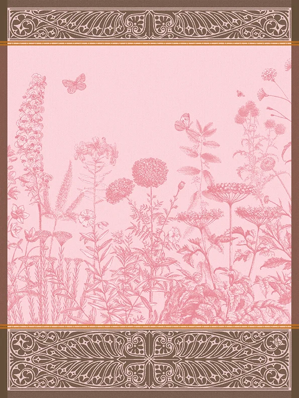 -Le Jacquard Francais- Geschirrtuch 80x60cm "Bloominng" 100% Baumwolle