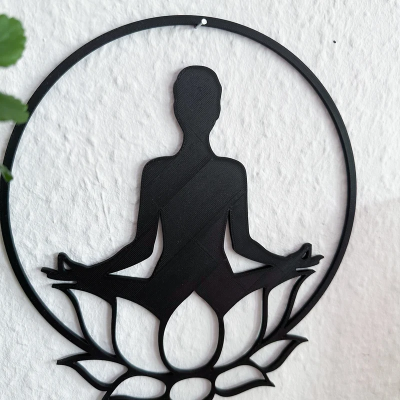 Yoga Wandbild