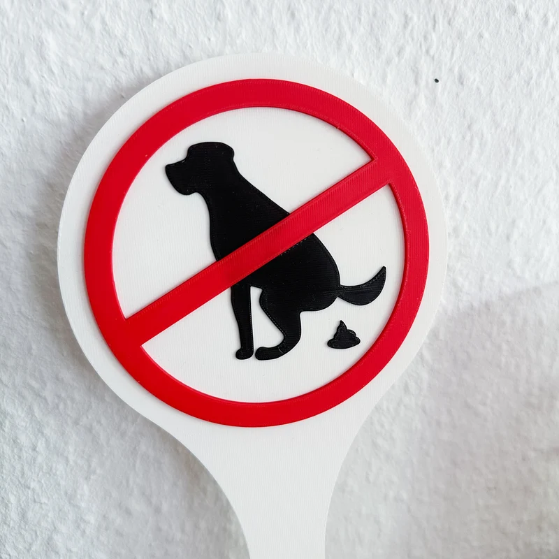 Kein Hundeklo - Steckschild