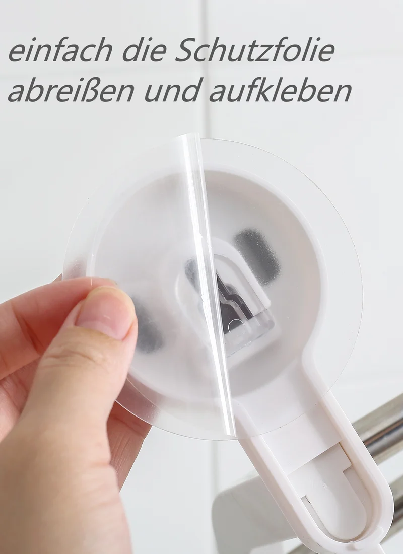 CRELIV Seifenschale (Einzelschale) für BADEZIMMER oder KÜCHE, mit Schubladen-Tropfschale, Wasser fällt in der Unterplatte, OHNE Bohren