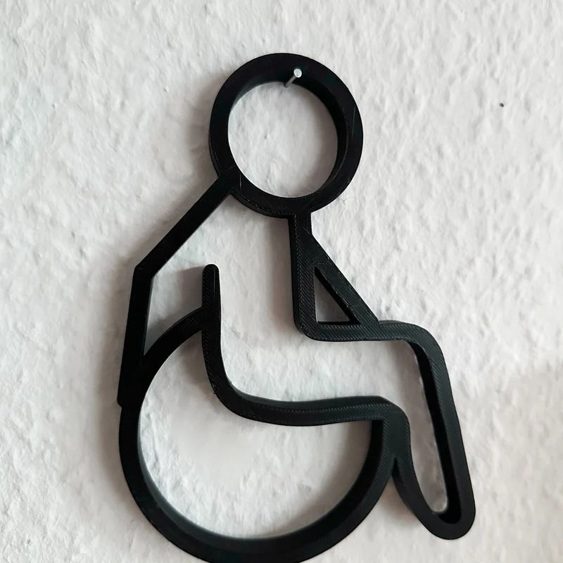 Behinderten WC Schild