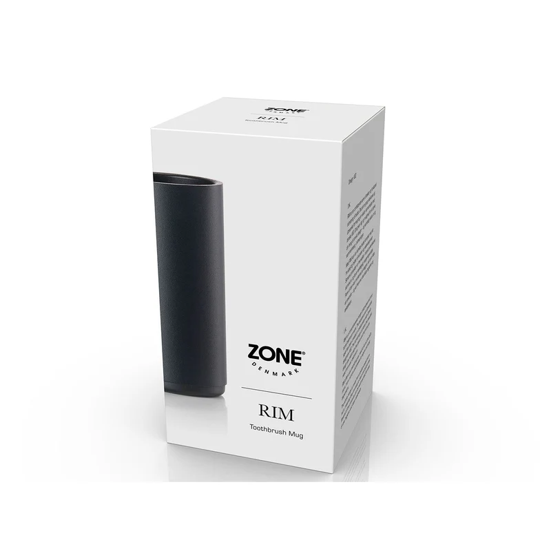 Zone Denmark Zahnbürstenbecher Rim 13,6 cm Black