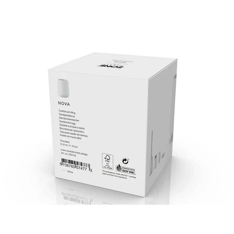 Zone Denmark Zahnbürstenbecher Nova White