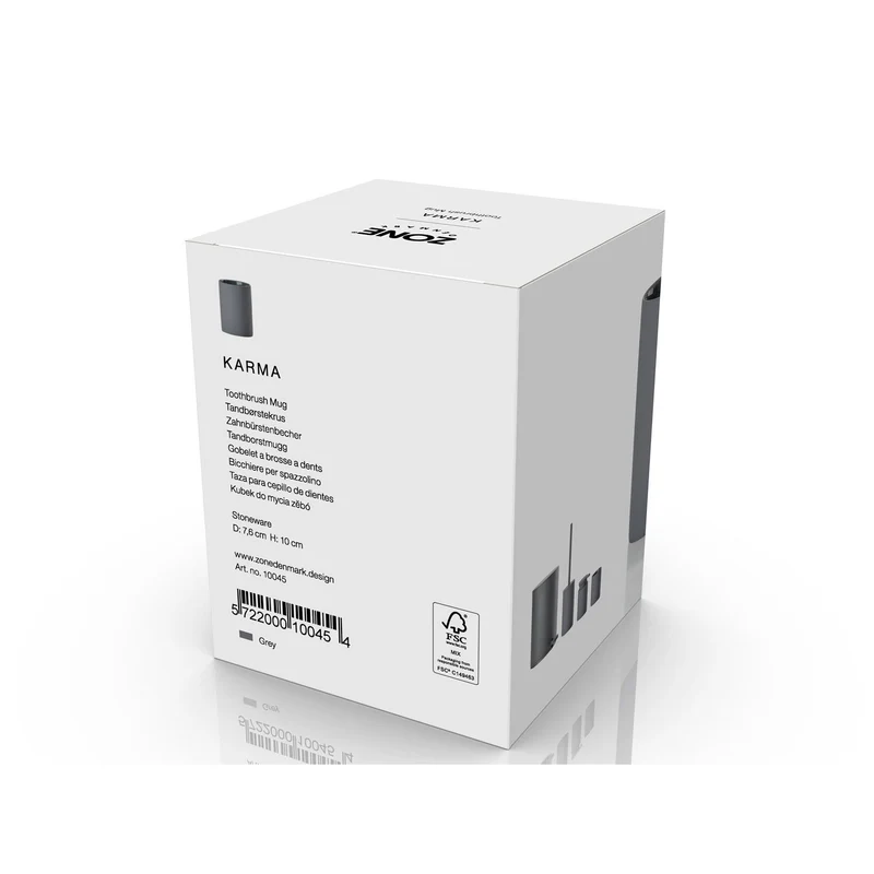 Zone Denmark Zahnbürstenbecher Karma Grey