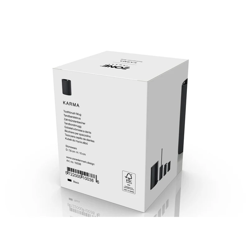 Zone Denmark Zahnbürstenbecher Karma Black