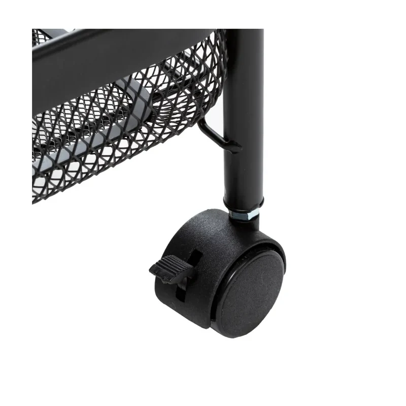 Metalen trolley zwart uitneembare manden Five®