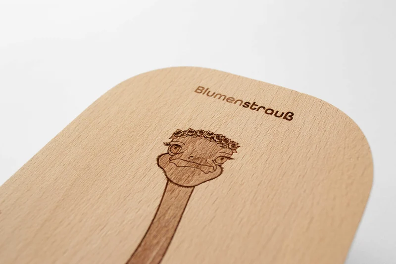 Vorratsdose "Blumenstrauß" mit Holzdeckel