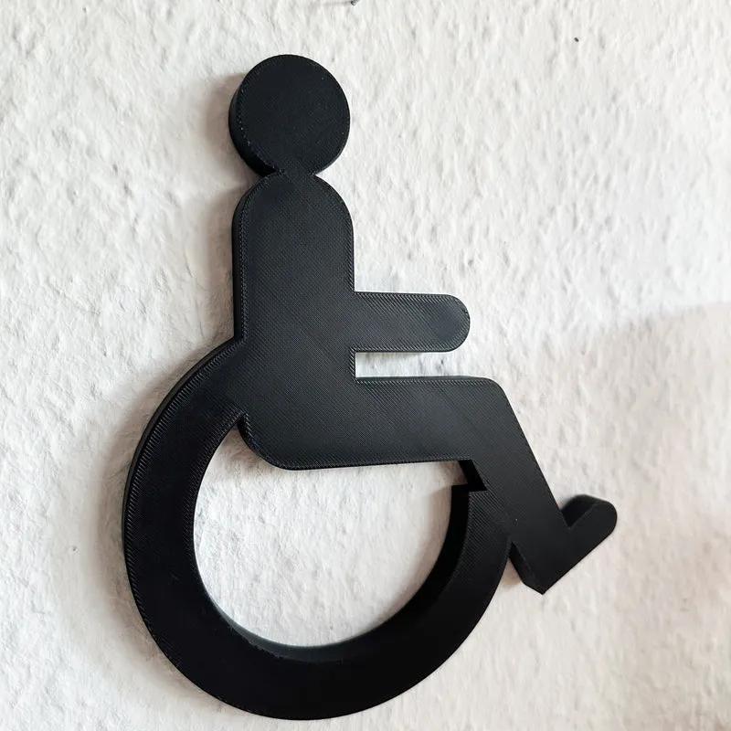 Behinderten WC Schild 2