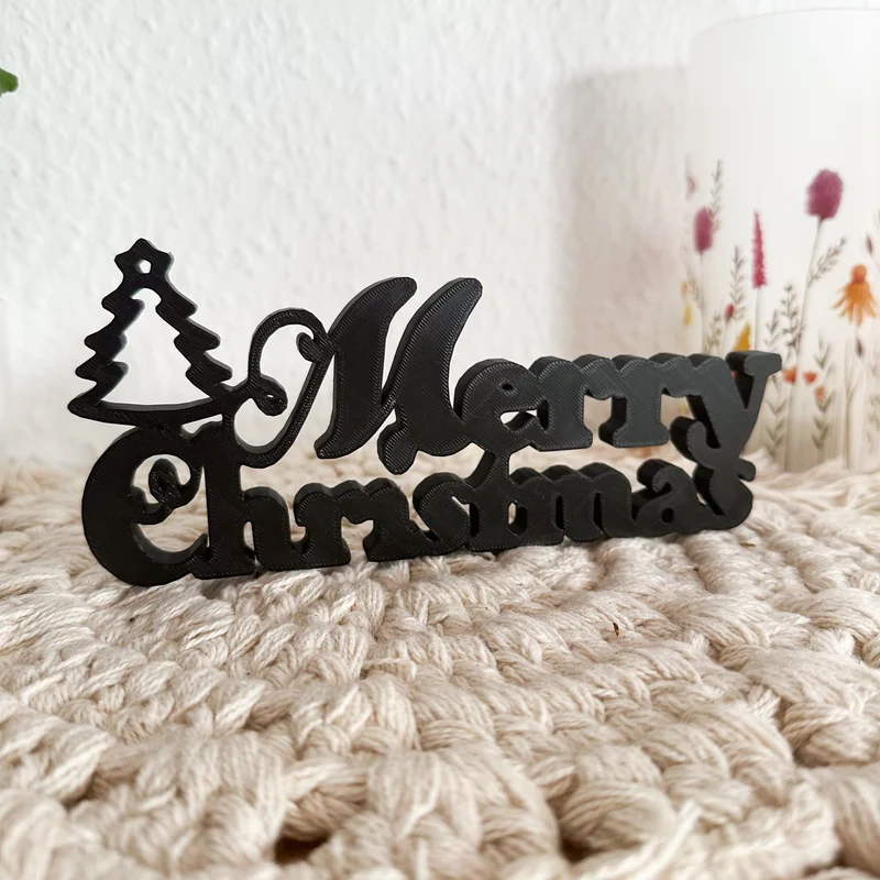 Merry Christmas Deko Aufsteller