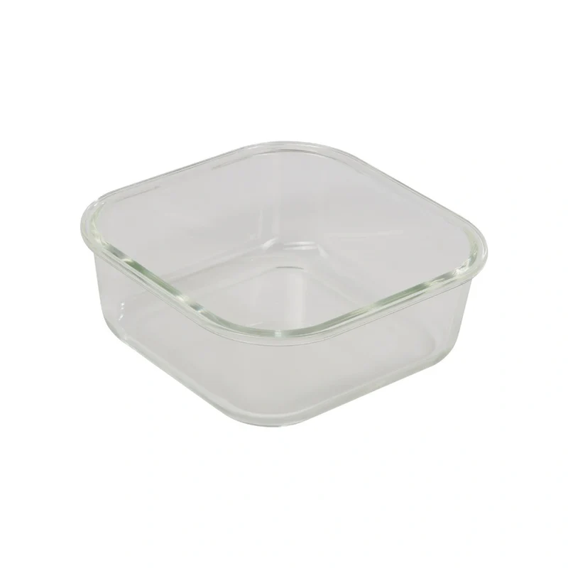 Vierkant vershoudbakje glas 1100 ml Five®