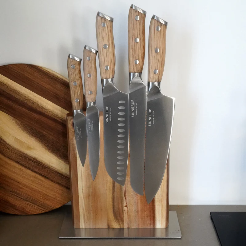 Seika magnetischer Messerblock aus Akazienholz