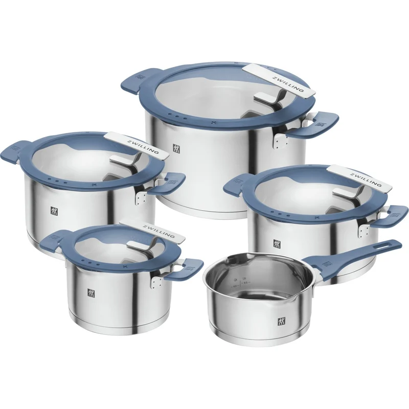 ZWILLING Kochtopfset, 5-tlg | Taubenblau | Edelstahl