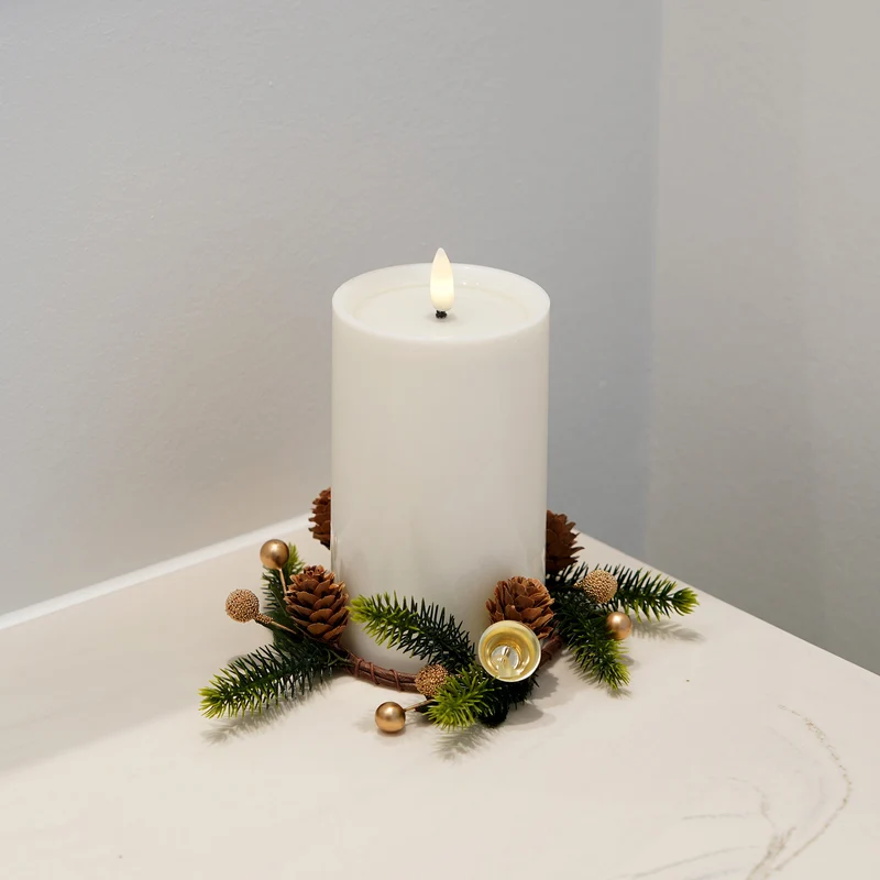 Pine Mini-Kranz - Glöckchen Ø8 cm
