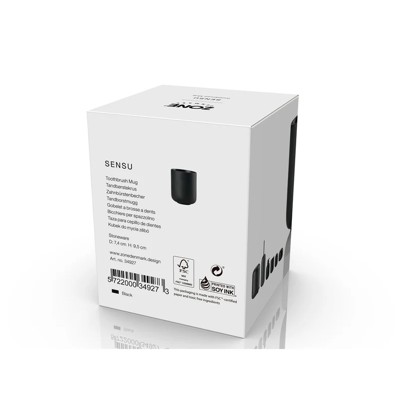 Zone Denmark Zahnbürstenbecher Sensu Black