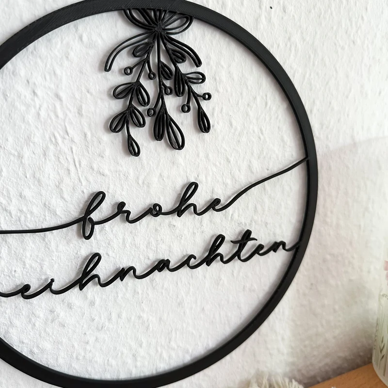 Frohe Weihnachten 2 Türschild