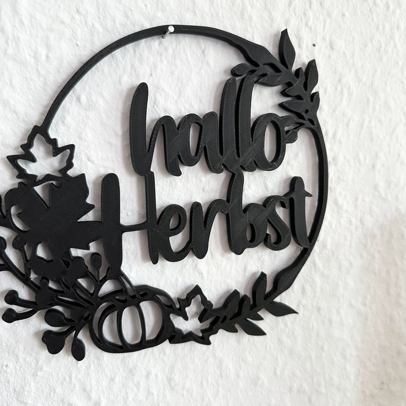 Hallo Herbst Wandbild