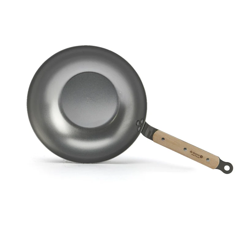 De Buyer ABGERUNDETER WOK MINERAL B BOIS ø28