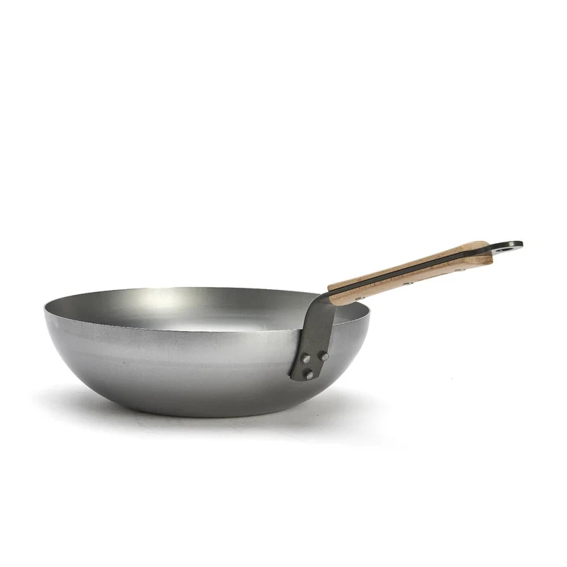 De Buyer ABGERUNDETER WOK MINERAL B BOIS ø28