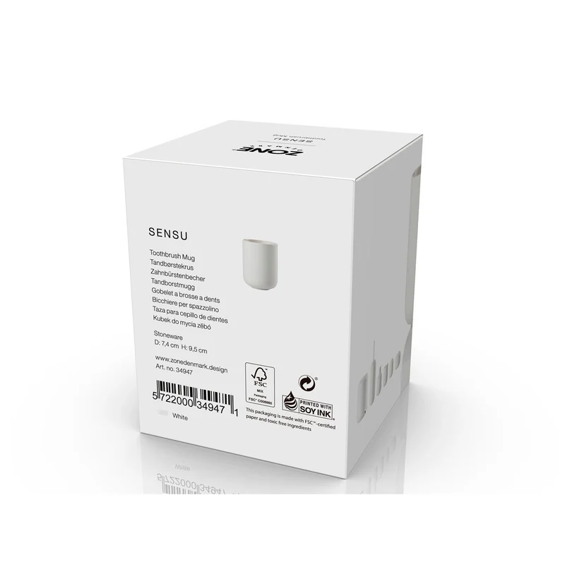 Zone Denmark Zahnbürstenbecher Sensu White