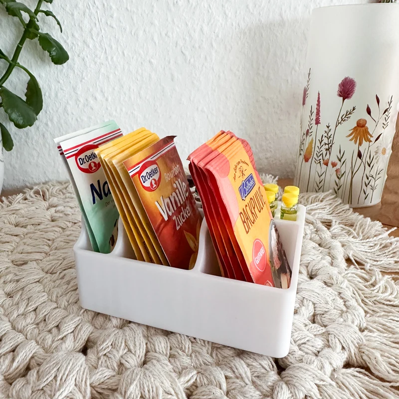 Aufbewahrungsbox Backzutaten und Kochzutaten