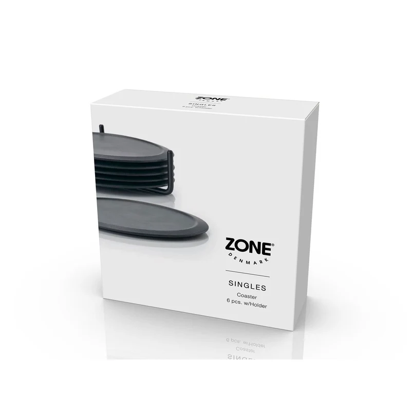 Zone Denmark Glasuntersetzer m Halter Singles Black