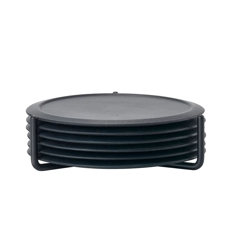 Zone Denmark Glasuntersetzer m Halter Singles Black