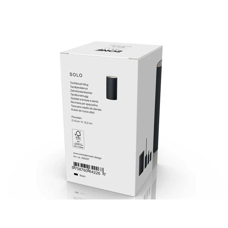 Zone Denmark Zahnbürstenbecher Solo Black