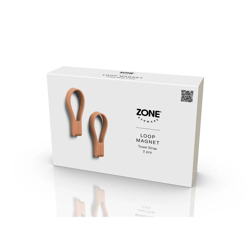 Zone Denmark Handtuchhalter Loop magnet 2 Stck. Mandarine