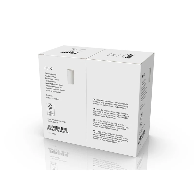 Zone Denmark Zahnbürstenbecher Solo White