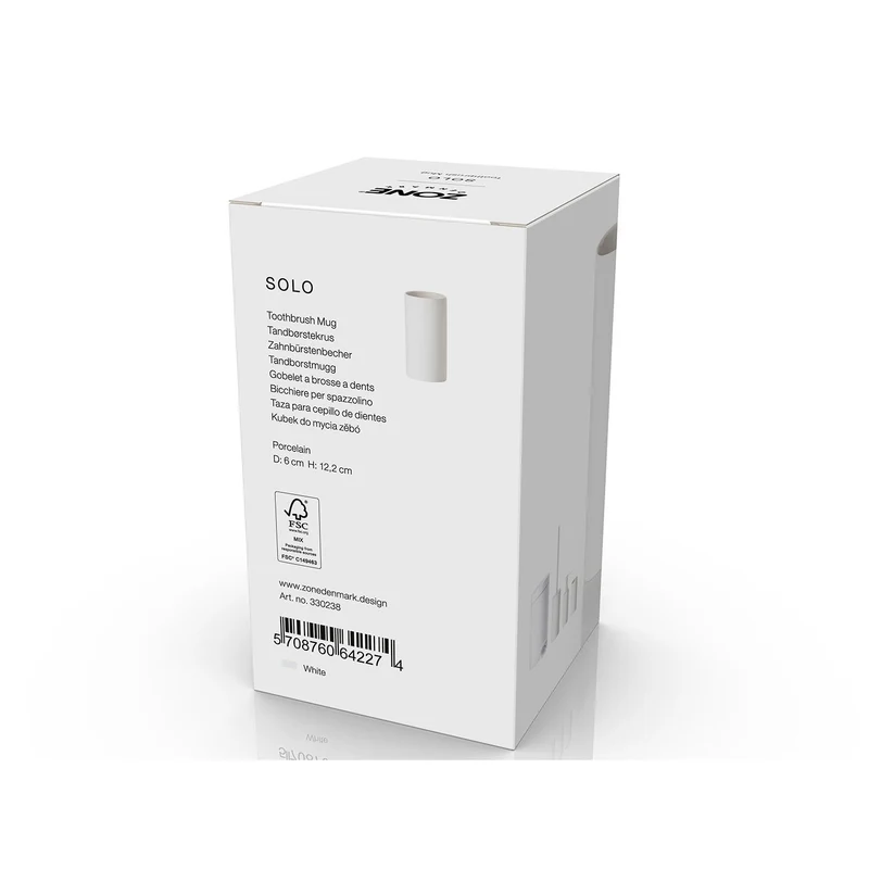 Zone Denmark Zahnbürstenbecher Solo White
