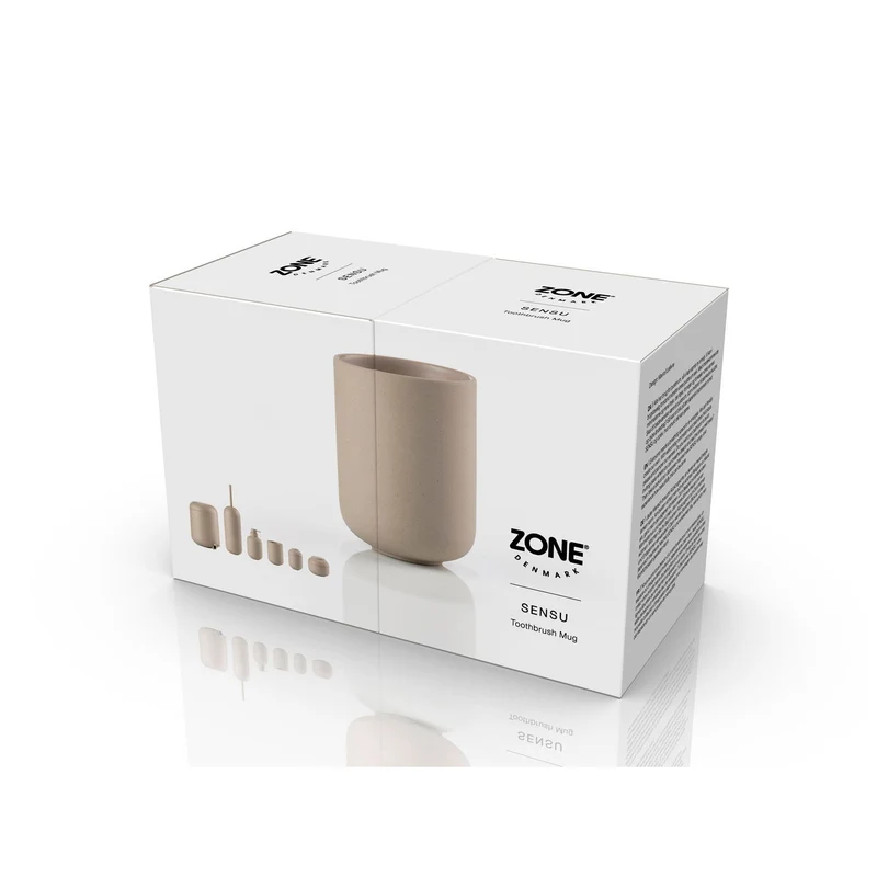 Zone Denmark Zahnbürstenbecher Sensu Taupe
