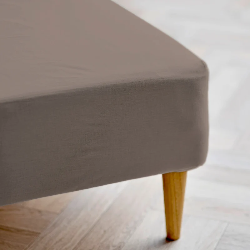 Calm Boxlaken 180x200x30 cm taupe