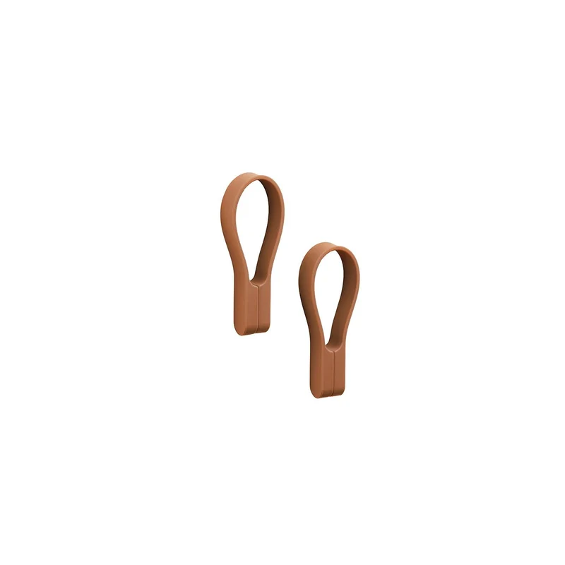 Zone Denmark Handtuchhalter Loop magnet 2 Stck. Terracotta