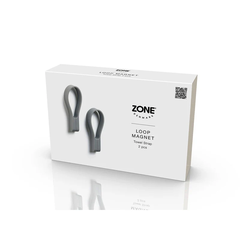 Zone Denmark Handtuchhalter Loop magnet 2 Stck. Grey