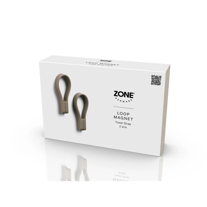 Zone Denmark Handtuchhalter Loop magnet 2 Stck. Taupe
